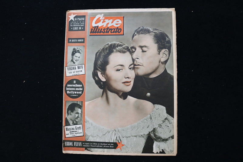 1949 MARCH 29 CINE ILLUSTRATO MAGAZINE - OLIVIA DE HAVILLAND COVER - E 25317