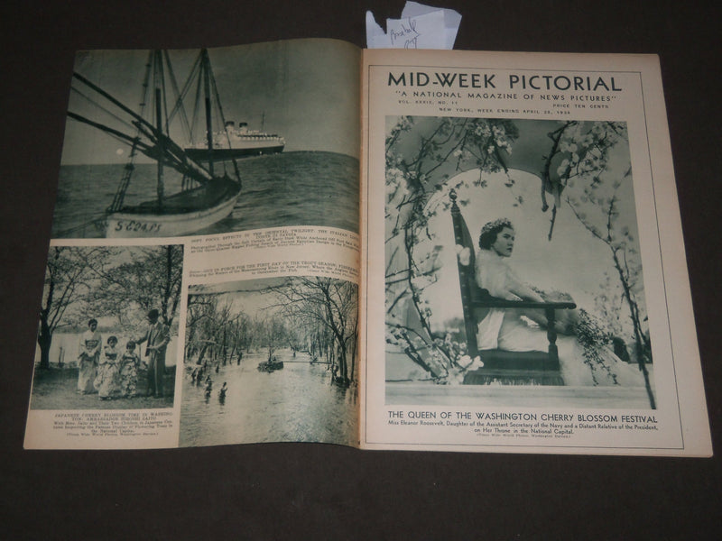 1934 APRIL 28 NY TIMES MID-WEEK PICTORIAL MAGAZINE - BASEBALL PHOTOS - NP 2934