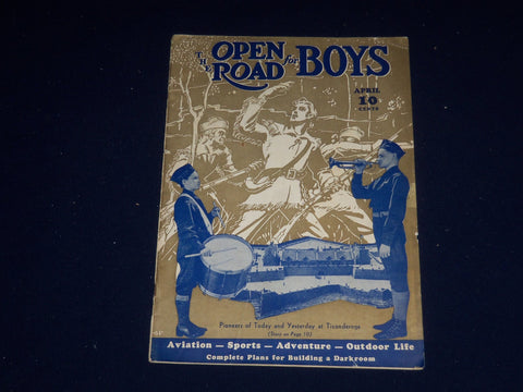 1941 APRIL OPEN ROAD FOR BOYS MAGAZINE - PIONEERS OF TODAY & YESTERDAY - SP 5419