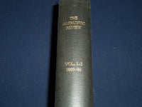 1893-1894 THE ALTRUISTIC REVIEW BOUND VOLUME NO. 1/2 - KD 3486O