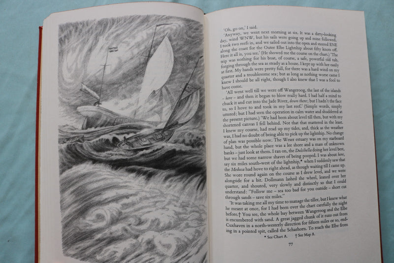 1992 THE RIDDLE OF THE SANDS HARDCOVER BOOK BY ERSKINE CHILDERS - KD 9671