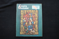 1949 DECEMBER COUNTRY GENTLEMAN MAGAZINE - STAINED GLASS WINDOW COVER - E 10809