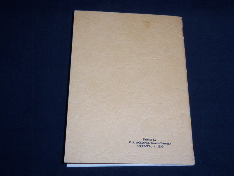 1930 WATERTON LAKES PARK POCKET GUIDE BOOK - NICE PHOTOS - J 8529