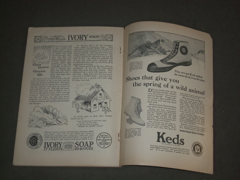 1922 AUGUST ST. NICHOLAS MAGAZINE - ILLUSTRATIONS, STORIES & ADS - B 4625
