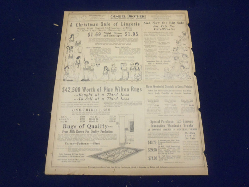 1920 NOVEMBER 14 NEW YORK TIMES - KERMIT ROOSEVELT IN SHIP PROJECT - NT 8454