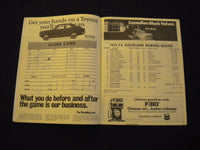 1971 OCTOBER 8 BOSTON BRAVES VS. CLEVELAND BARONS AHL HOCKEY PROGRAM - SP 3624G