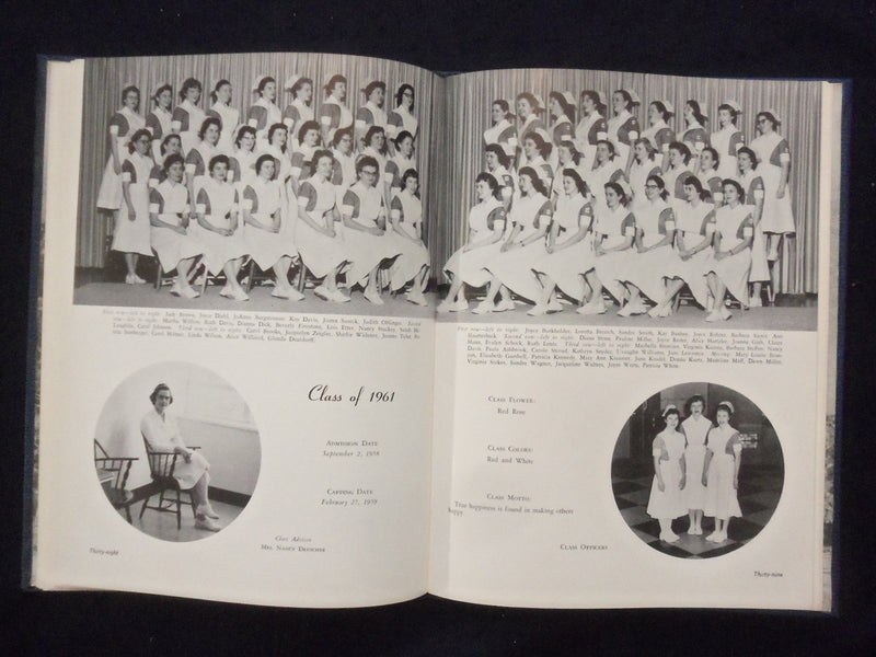 1960 THE REFLECTOR HARRISBURG HOSPITAL SCHOOL OF NURSING YEARBOOK - YB 3329