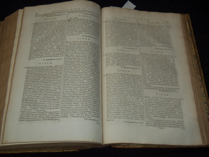 1687 EPISTOLAE HUGONIS GROTII LATIN VOLUME - HUGO GROTIUS - Z 245