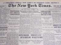 1932 DEC 4 NEW YORK TIMES - ROOSEVELT DECREES SIMPLEST OF INAUGURA'S - NT 6980