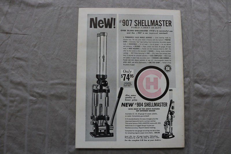 1966 MARCH GUNS MAGAZINE - GUNS FOR GEESE COVER - ST 6505T