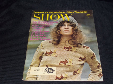 1971 AUGUST SHOW MAGAZINE - JULIE CHRISTIE FRONT COVER - E 13430
