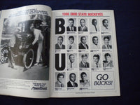 1986 OCTOBER 4 FOOTBALL PROGRAM -OHIO STATE UNIV VS ILLINOIS STATE UNIV-SP 3624Y