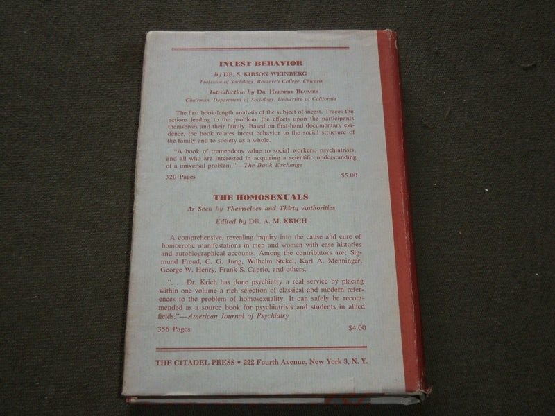 1956 THE LUST MARKET HARDCOVER BOOK BY DR. HAROLD H. U. CROSS - KD 6205