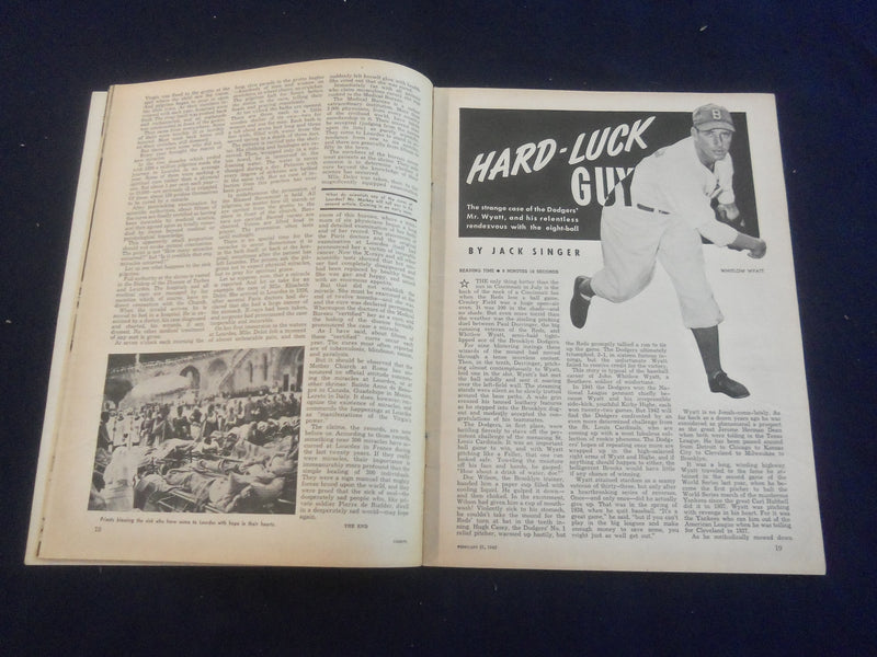 1942 FEBRUARY 21 LIBERTY MAGAZINE - STRANGE WOMAN - B 4197E