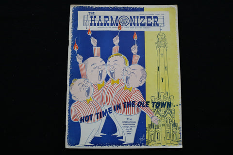 1959 MAY THE HARMONIZER MAGAZINE - HOT TIME IN THE OLD TOWN COVER - SP 4925Z