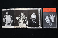 1972-1973 ELVIS PRESLEY VOICE MAGAZINES - LOT OF 4 - K 2448
