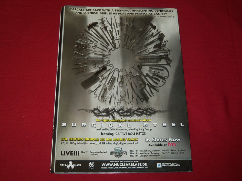 2013 OCTOBER METAL HAMMER MAGAZINE ISSUE NO. 249 - VOLBEAT COVER - RC 355