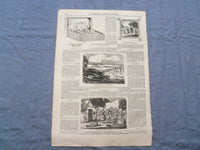 1852 LA ILUSTRACION PERIODICO UNIVERSAL NEWSPAPER - LOT OF 5 - NP 8414