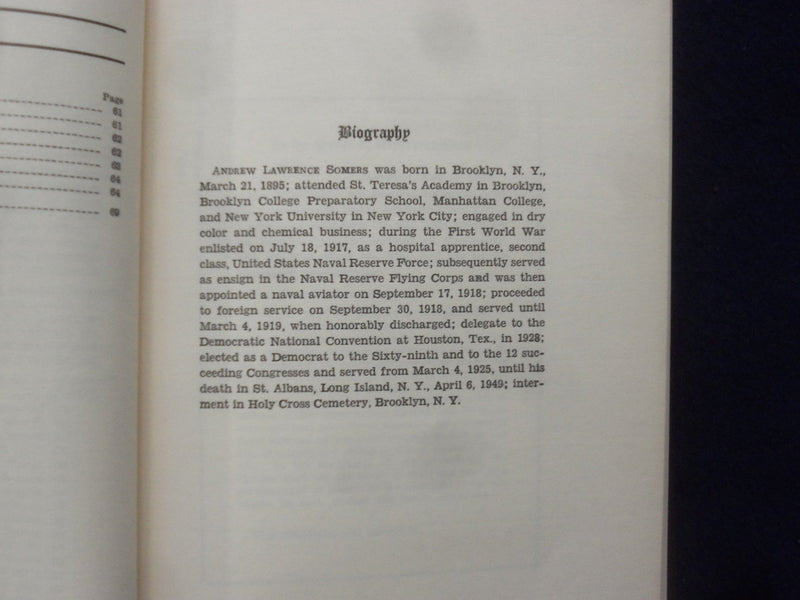 1950 ANDREW LAWRENCE MEMORIAL ADDRES HARDCOVER BOOK - K 206