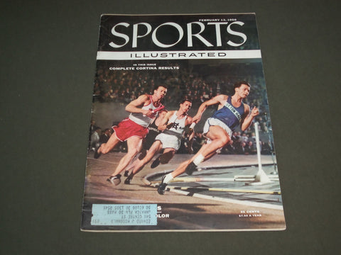 1956 FEBRUARY 13 SPORTS ILLUSTRATED MAGAZINE - RELAY RUNNERS - SP 8774