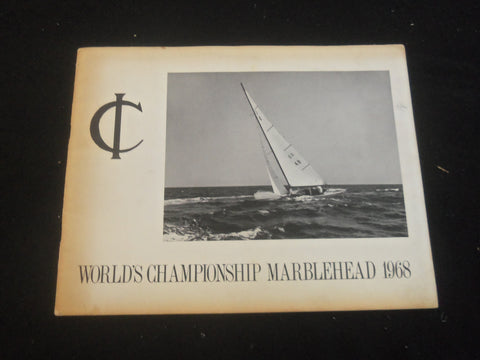 1968 WORLD'S CHAMPIONSHIP MARBLEHEAD MAGAZINE - B 4370A