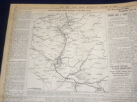 1918 AUGUST 10 NEW YORK TIMES - ALLIES GAIN FIVE MILES MORE - NT 9190