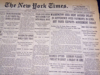 1931 JULY 6 NEW YORK TIMES - WASHINGTON HONORS POST & GATTY - NT 2181