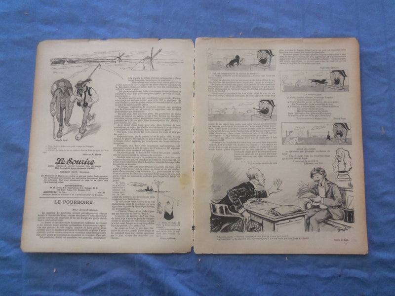 1902 DEC 6 LE SOURIRE MAGAZINE - ILLUSTRATED COMEDY - FRENCH TEXT - SP 4865F