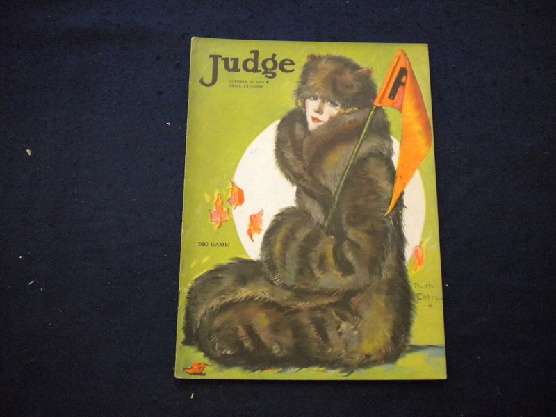 1926 OCTOBER 30 JUDGE MAGAZINE - BIG GAME! - B 435L