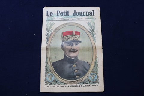 1917 MAR 11 LE PETIT JOURNAL SUPPLEMENT ILLUSTRE MAGAZINE -GEN GUILLEMIN-NP 8800