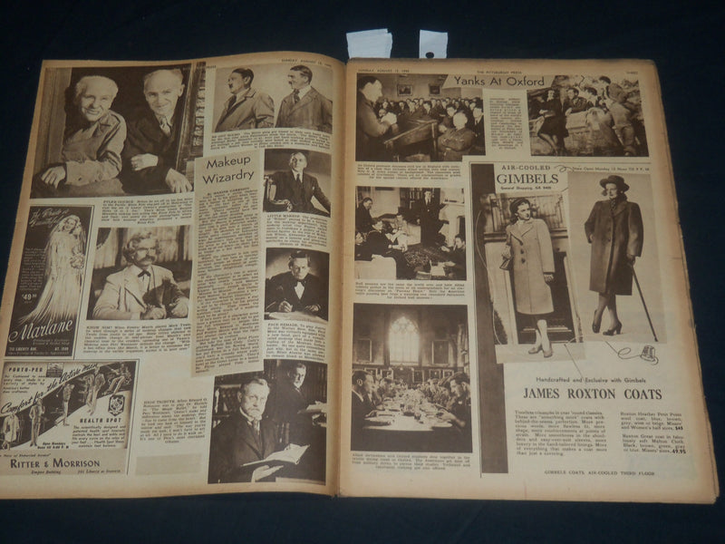 1945 AUGUST 12 THE PITTSBURGH PRESS SUNDAY ROTO SECTION - SEASHORE - NP 4445