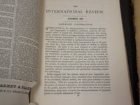 1882-1883 THE INTERNATIONAL REVIEW MAGAZINE LOT OF 8 - GREAT ARTICLES - WR 867