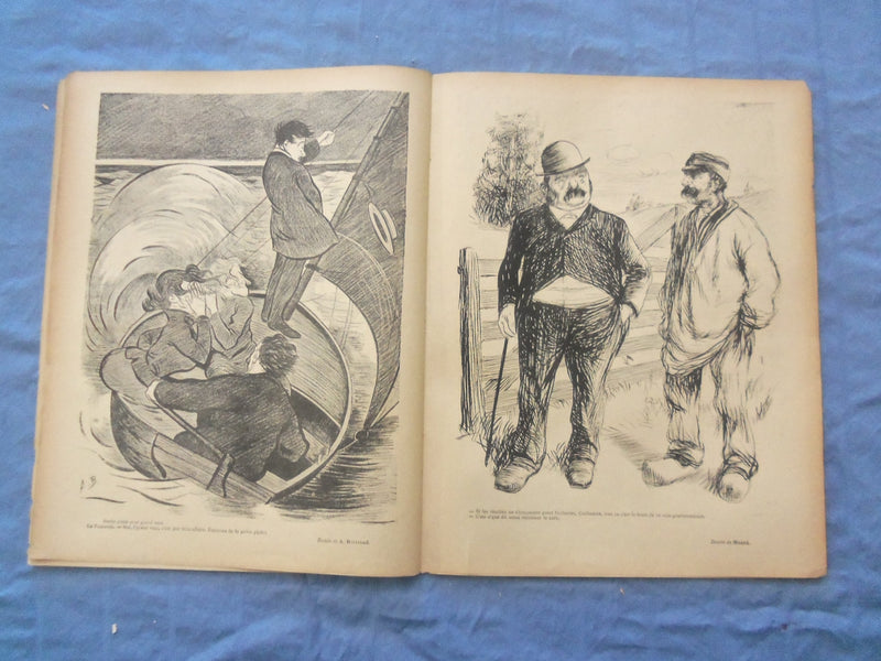 1902 JAN 25 LE SOURIRE MAGAZINE - ILLUSTRATED COMEDY - FRENCH TEXT - SP 4864V