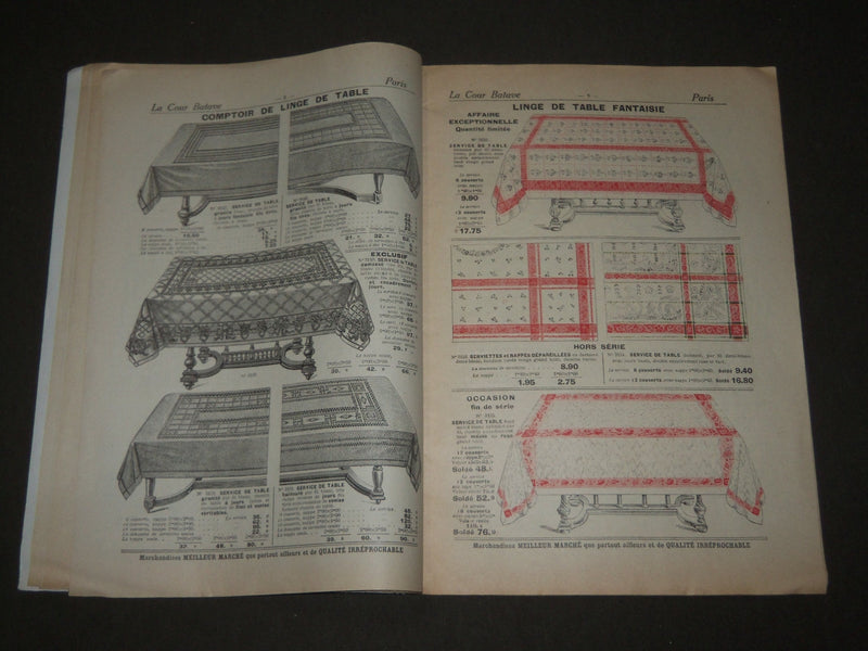 1800'S LA COUR BATAVE EXPOSITION DE BLANC FRENCH CATALOGUE - FR 1267