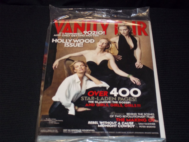 2005 MARCH VANITY FAIR MAGAZINE - THURMAN BLANCHETT & WINSLET - E 13114