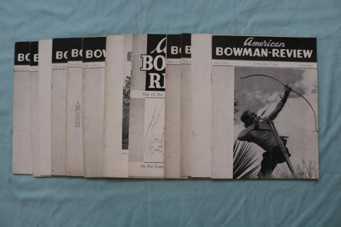 1946 AMERICAN BOWMAN-REVIEW MAGAZINE - COMPLETE YEAR - LOT OF 12 - O 3752