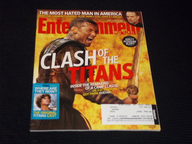2010 APRIL 9 ENTERTAINMENT WEEKLY MAGAZINE - SAM WORTHINGTON COVER - E 12353