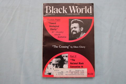 1974 NOVEMBER BLACK WORLD MAGAZINE - THE CROSSING BY EILEEN CHERRY - K 3367