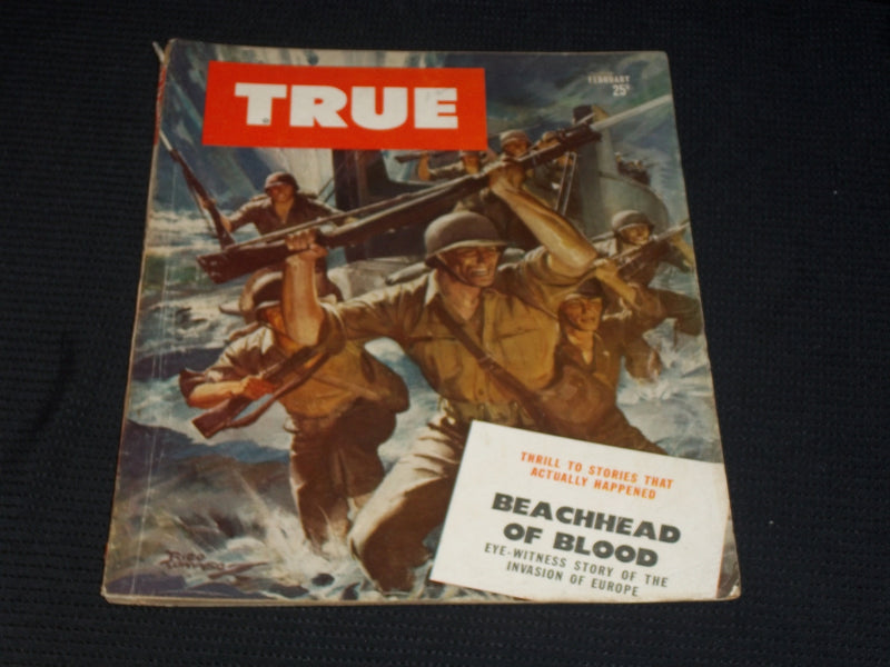 1944 FEBRUARY TRUE MAGAZINE - THE MAN'S ISSUE FRONT COVER - E 3829