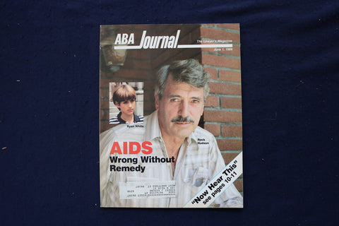 1986 JUNE 1 ABA JOURNAL MAGAZINE - ROCK HUDSON COVER - E 18667