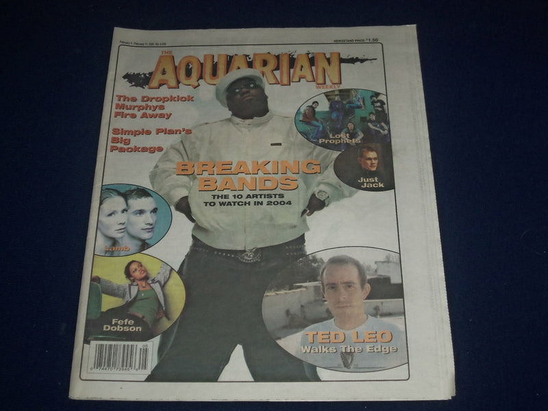 2004 FEBRUARY 4-11 AQUARIAN WEEKLY NEWSPAPER - CEELO GREEN COVER - J 1083