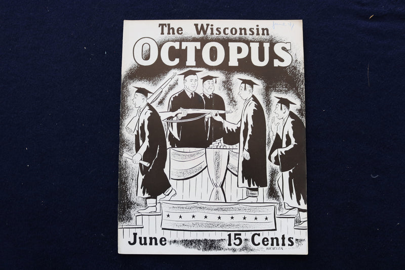 1941 THE WISCONSIN OCTOPUS MAGAZINE - UNIVERSITY OF WISCONSIN -LOT OF 6 - O 3399