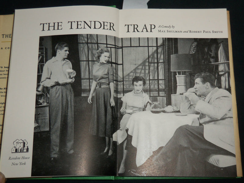 1955 THE TENDER TRAP A COMEDY HARDCOVER BOOK BY MAX SHULMAN & SMITH - KD 7269
