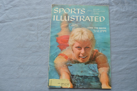 1958 JULY 21 SPORTS ILLUSTRATED MAGAZINE - CHRIS VON SALTZA COVER - ST 5506I