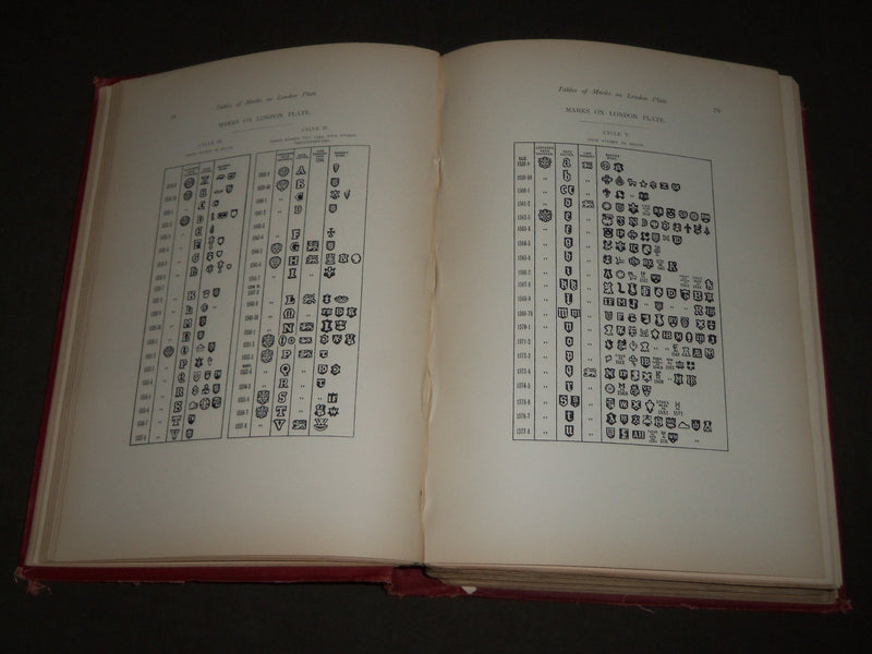1905 ENGLISH GOLDSMITH AND THEIR MARKS BOOK BY CHARLES JAMES JACKSON - R 272