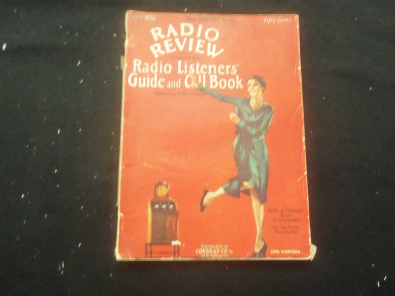 1926 JUNE RADIO REVIEW & RADIO LISTENERS' GUIDE AND CALL BOOK MAGAZINE - B 433T