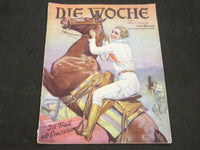 1927 JANUARY 22 DIE WOCHE GERMAN MAGAZINE - NICE ILLUSTRATED COVER - ST 4313