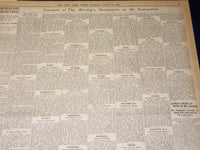 1916 JUNE 11 NEW YORK TIMES - HUGHES ACCEPTS REPUBLICAN NOMINATION - NT 8611