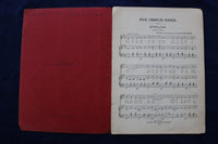 1906 FIVE OBERLIN SONGS SOFTCOVER BOOK BY JOHN PRINDLE SCOTT - SIGNED - K 1333