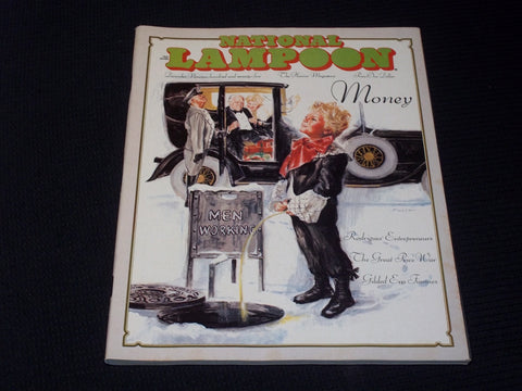 1975 DECEMBER NATIONAL LAMPOON MAGAZINE - MONEY FRONT COVER - E 3271